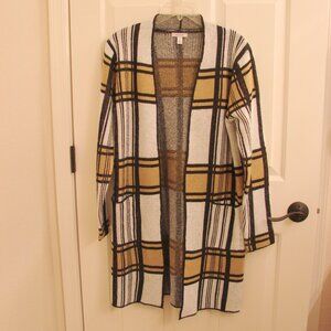 Women's Nine West Sweater Coat Size M